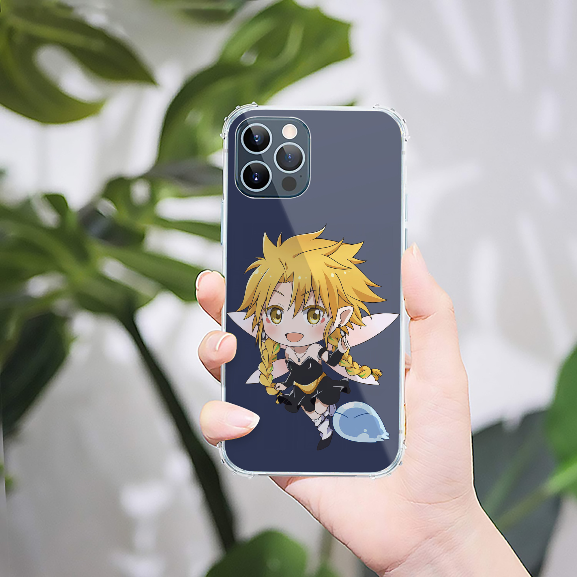 （画像用） 転スラ Regarding Reincarnated to Slime 【iPhone 12シリーズ対応】透明スマホケース（クリアソフトケース）
